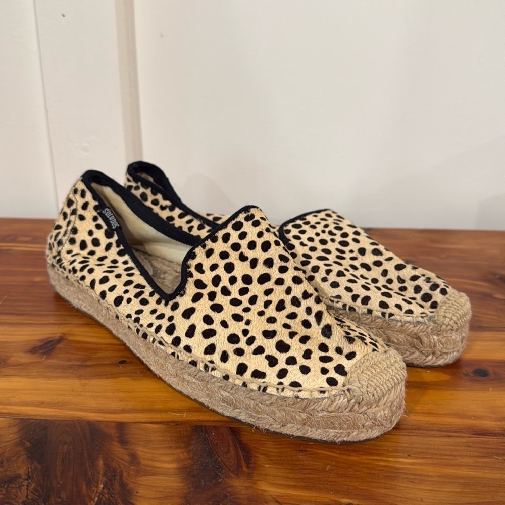 Soludos Animal Print Leopard Platform Espadrilles